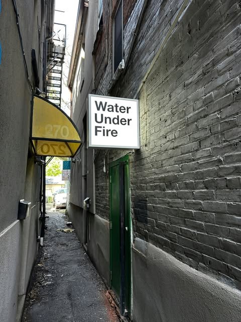Sign box for Two Seven Two Gallery