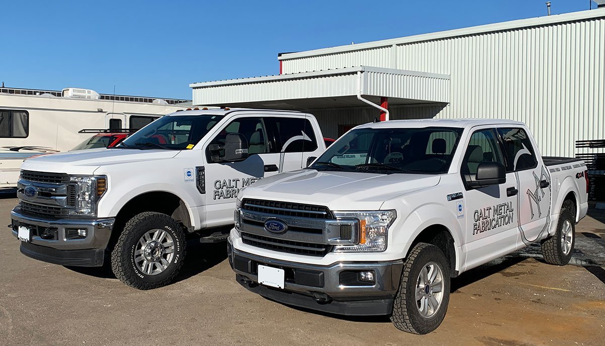 Signbox completes vehicle graphics for Galt Metal Fabrication